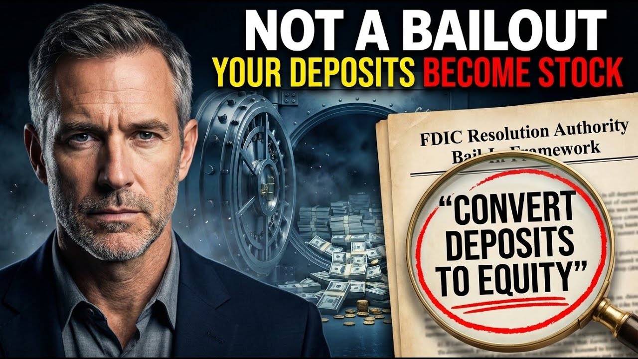 The FDIC Confiscation Plan: Why Your Bank Deposits Will Become Stock in a Failing Bank