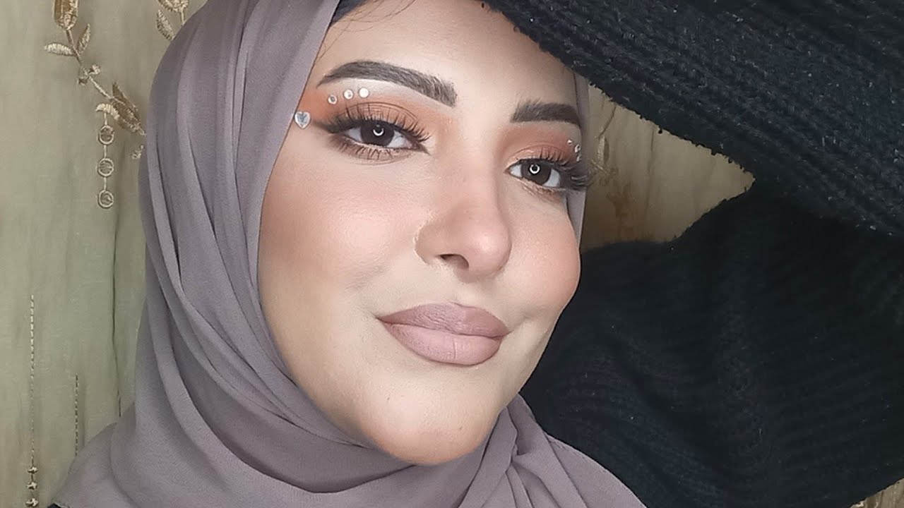 لوك ميكب سهل وبسيط بالخطوات مع #رحمه_جلاء