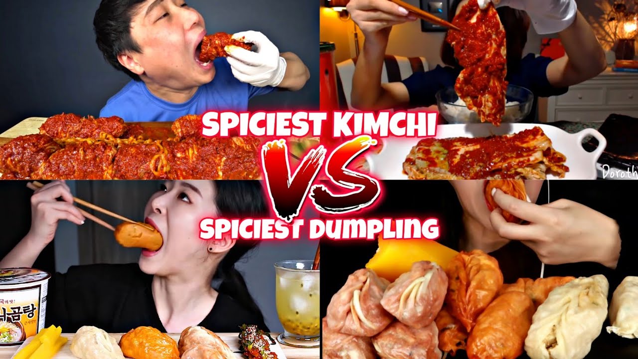 SPICIEST KIMCHI VS SPICIEST DUMPLING!🌶️🔥🥵