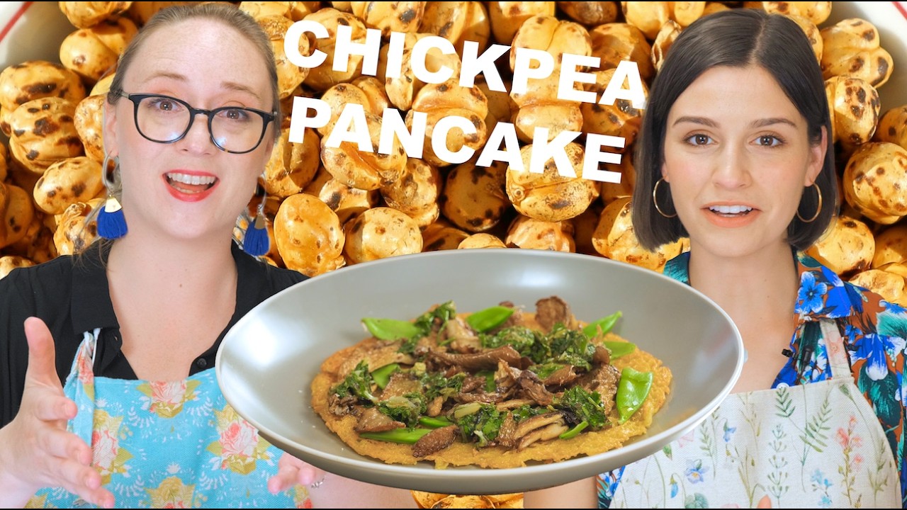 Chef Gabi Chappel's Mushroom & Herb Socca Recipe