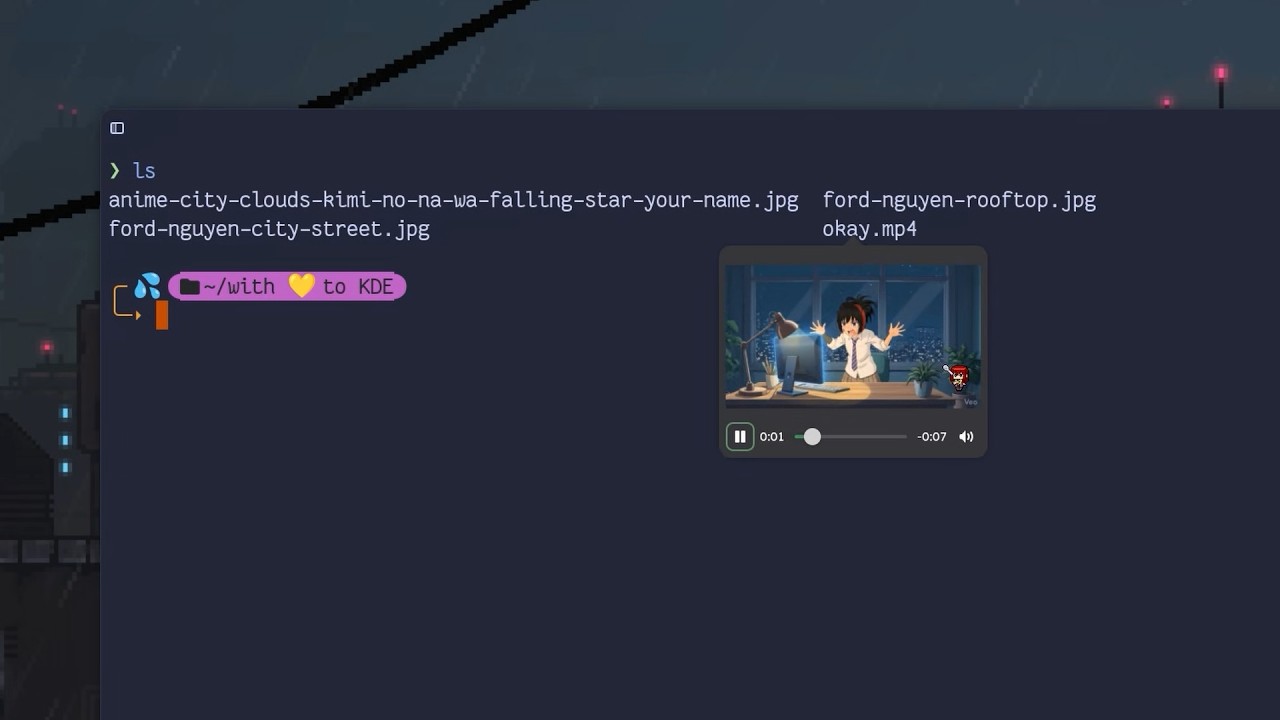 I copied a feature from KDE Konsole to my GNOME Terminal 😊😇