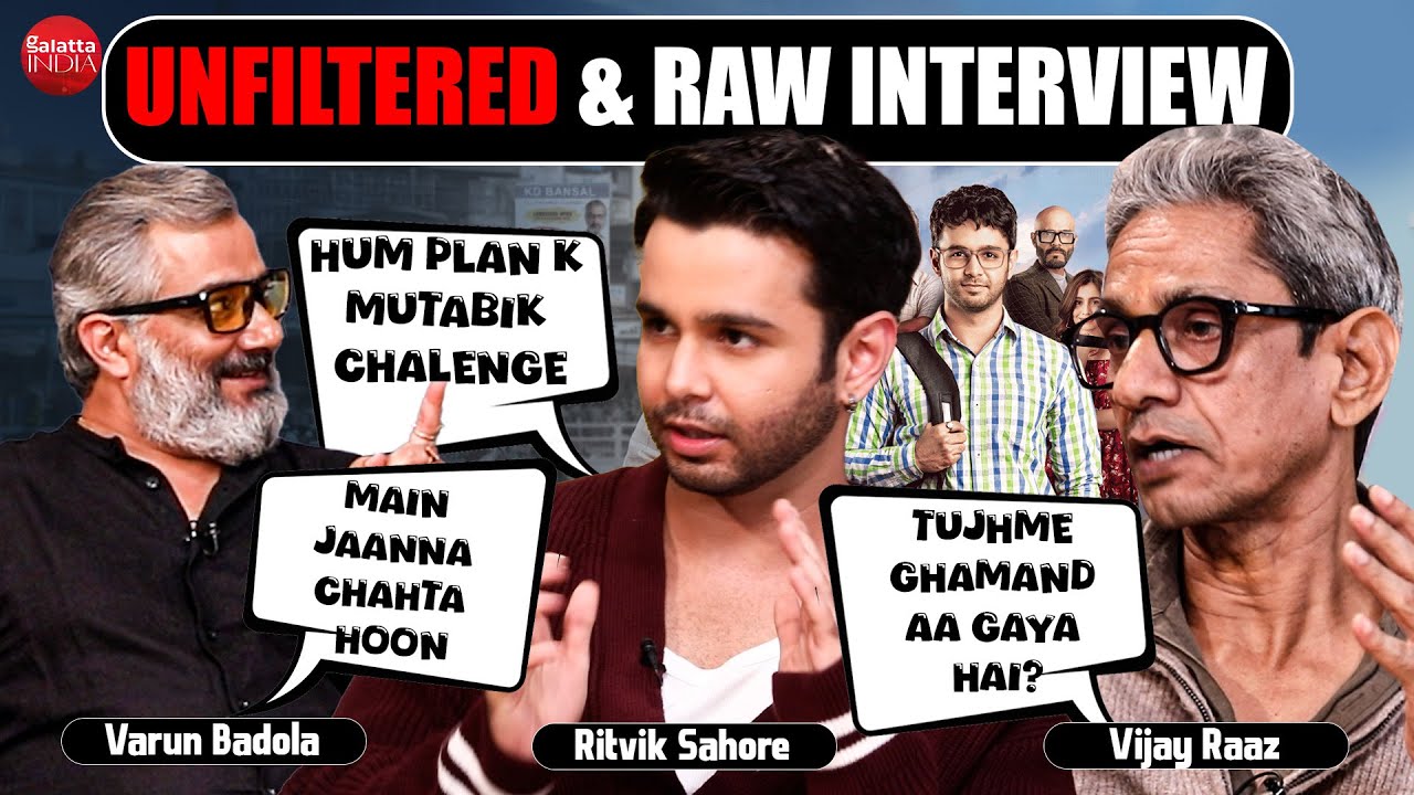 Ritvik Sahore, Varun Badola & Vijay Raaz on Jamnapaar 2 | Fun Banter | Dangal | Unfiltered & Raw