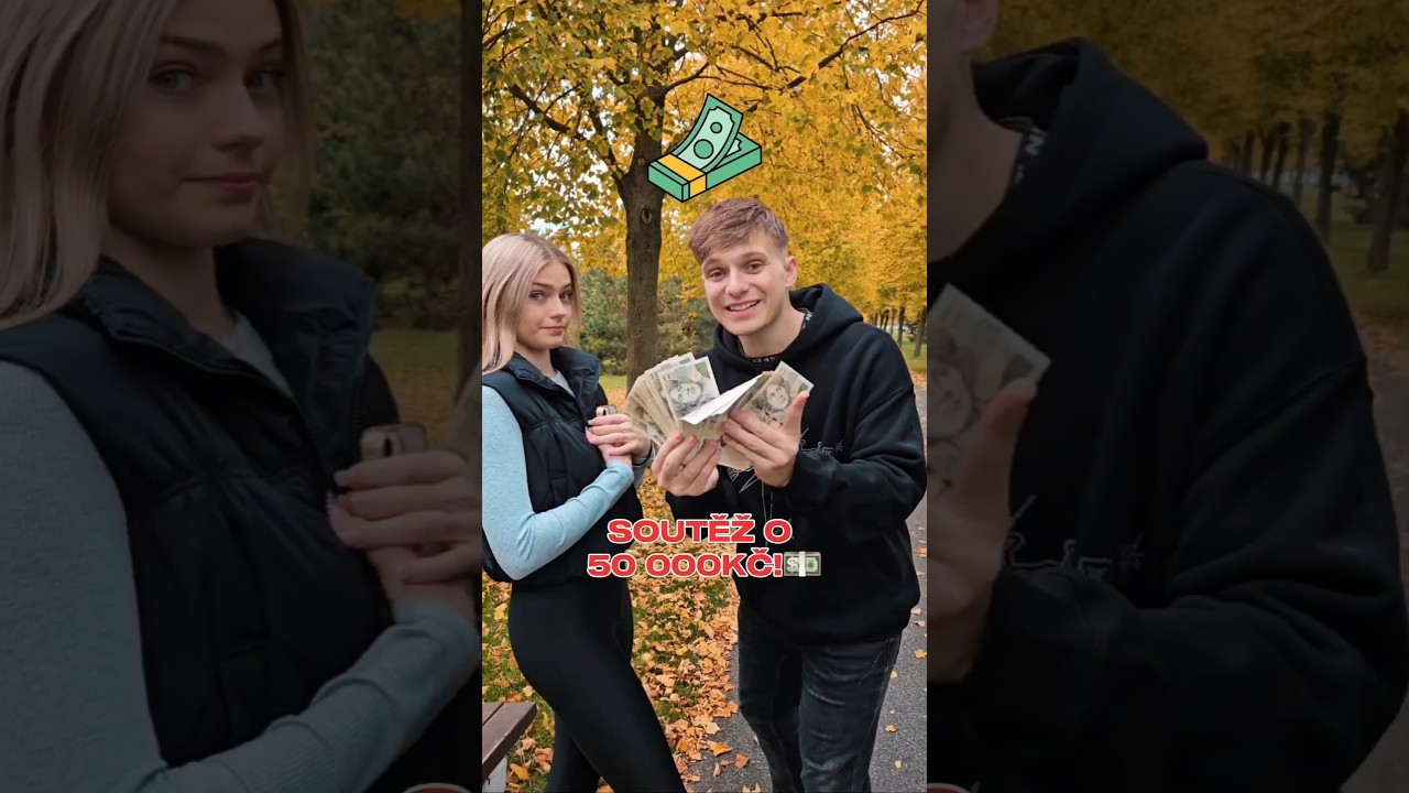 SOUTĚŽ O 50 000KČ🤑💵 #funny #czech #comedy #joke #superdvojka #shorts #challenge #viralvideo #vtip