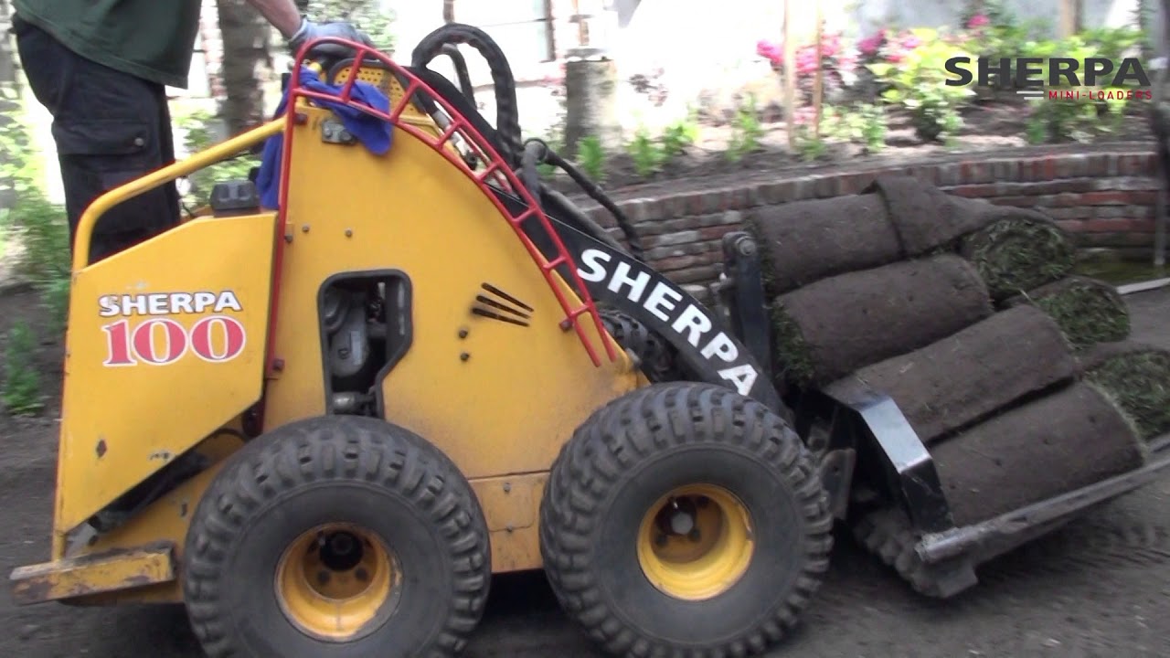 SHERPA 100 graszoden leggen