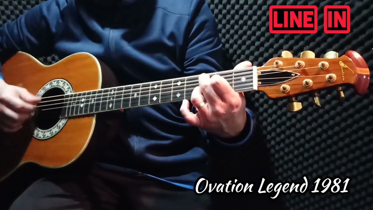 1981 Legend Guitar from Ovation, sweet sounds from the honey like natural aged top