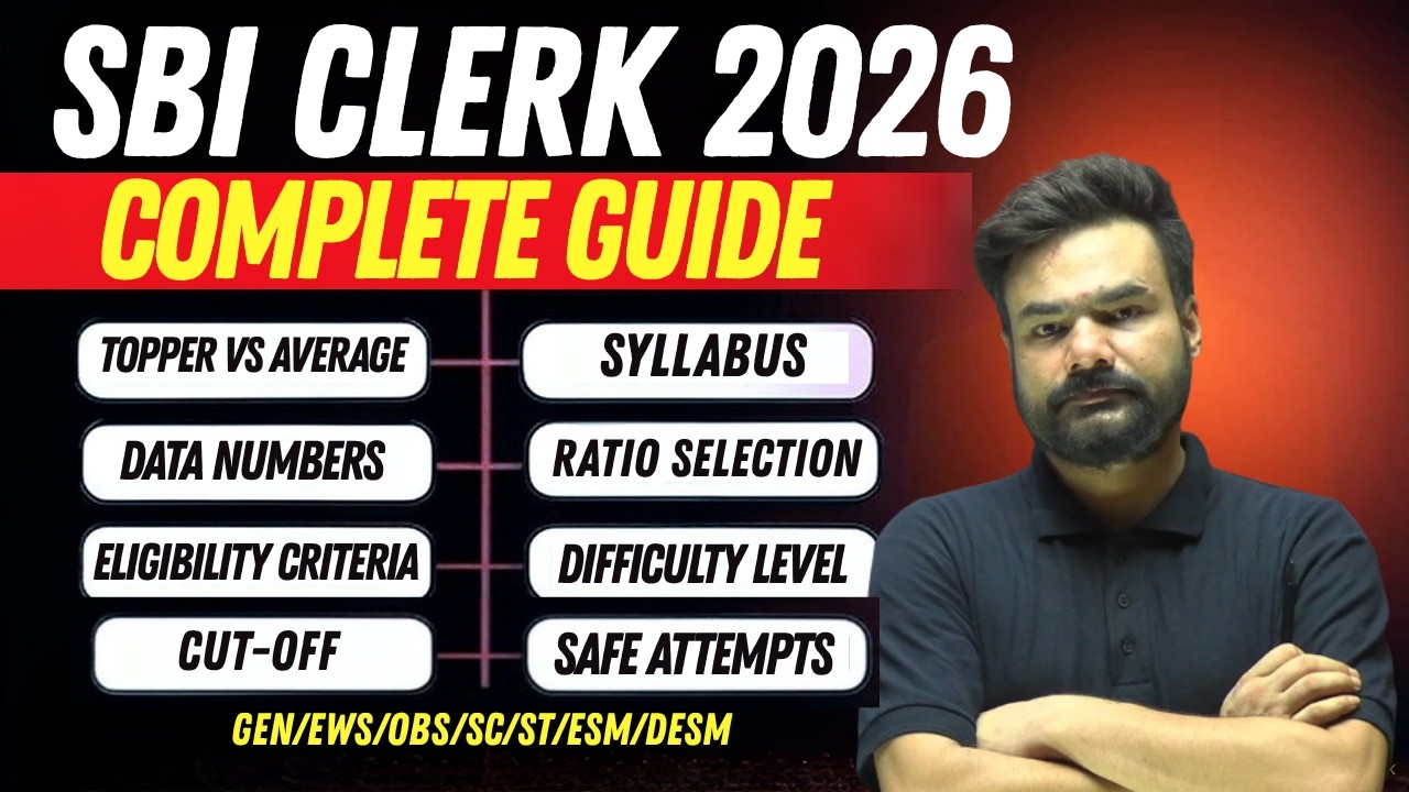SBI Clerk Notification 2026 | SBI Clerk Age, Syllabus, Salary, Exam Pattern, Eligibility