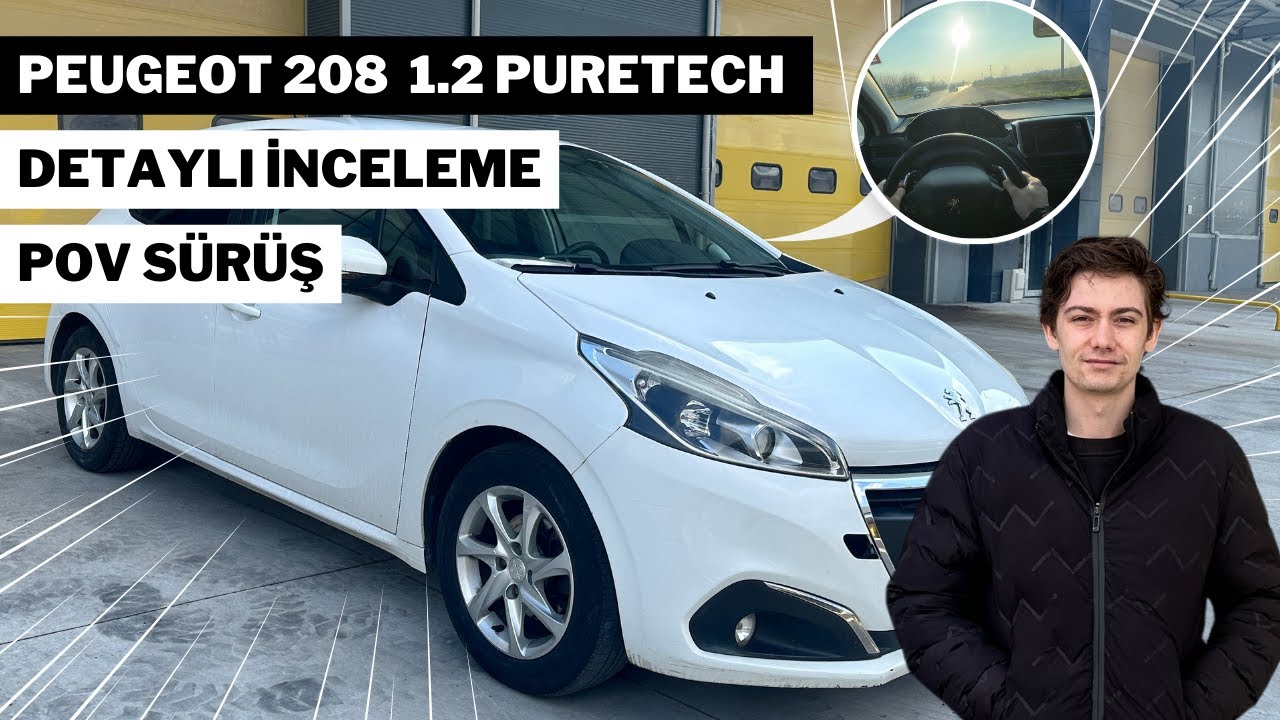 2015 PEUGEOT 208 1.2 PURETECH İNCELEDİK-MEKANİK ŞANZIMAN TEPKİLERİ-DETAYLI  POV SÜRÜŞ 0-100 HIZLANMA