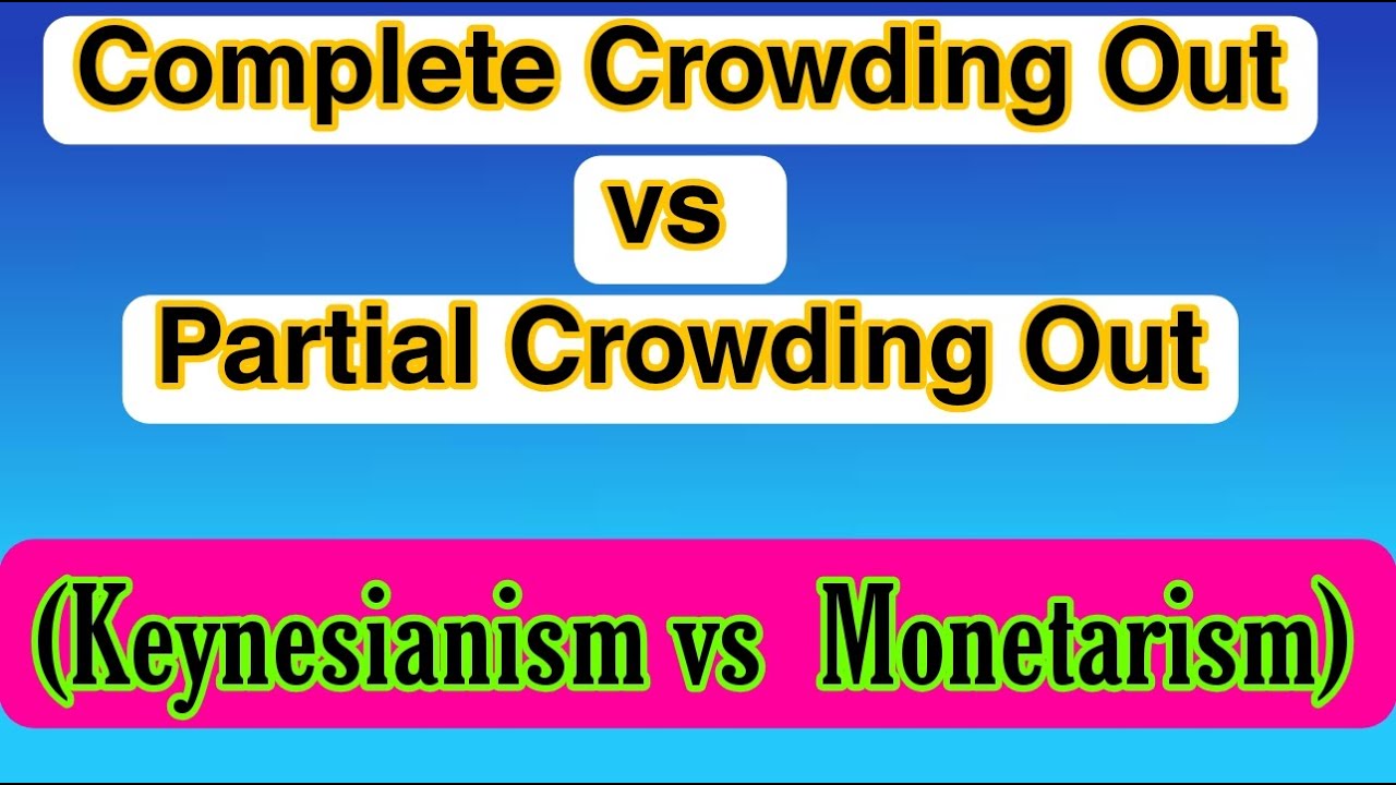 What is Crowding Out? | Complete Crowding Out vs. Partial Crowding Out | Keynesianism vs Monetarism