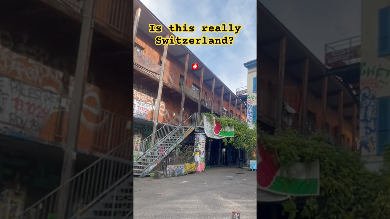 Does Switzerland have ghettos? 🇨🇭 #switzerland #geneva #travelvlog #youtube #subscribe #ghetto