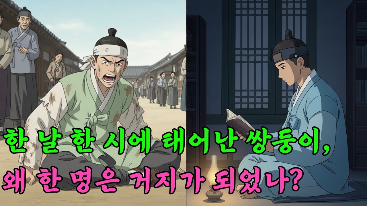 한 날 한 시에 태어난 쌍둥이, 왜 한 명은 거지가 되었나?