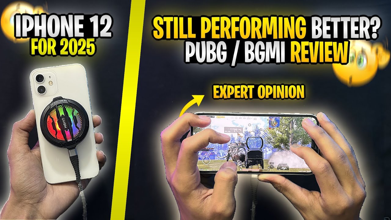 IPhone 12 PUBG/BGMI Test in 2025 🤯🔥 || Exclusive Gaming Review Of IPhone 12 | Battery,Recording Test