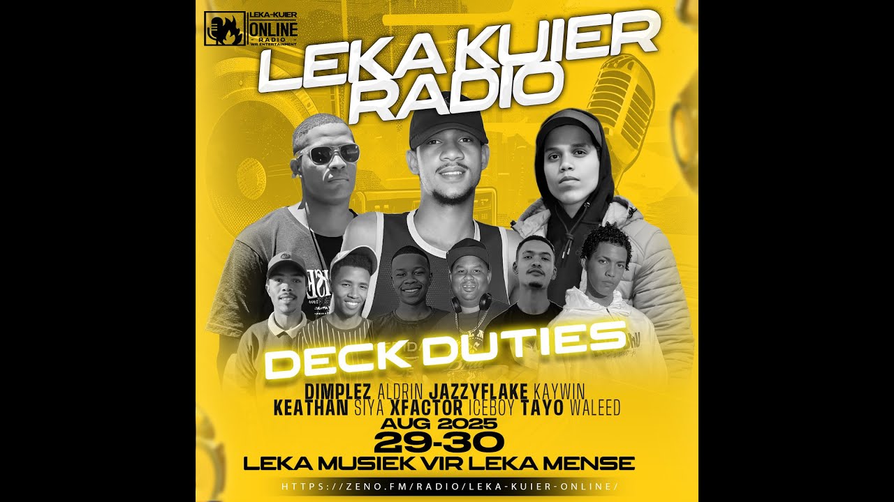 DJ JazzyFlake Leka Kuier Online Radio 29-30 Aug 2025