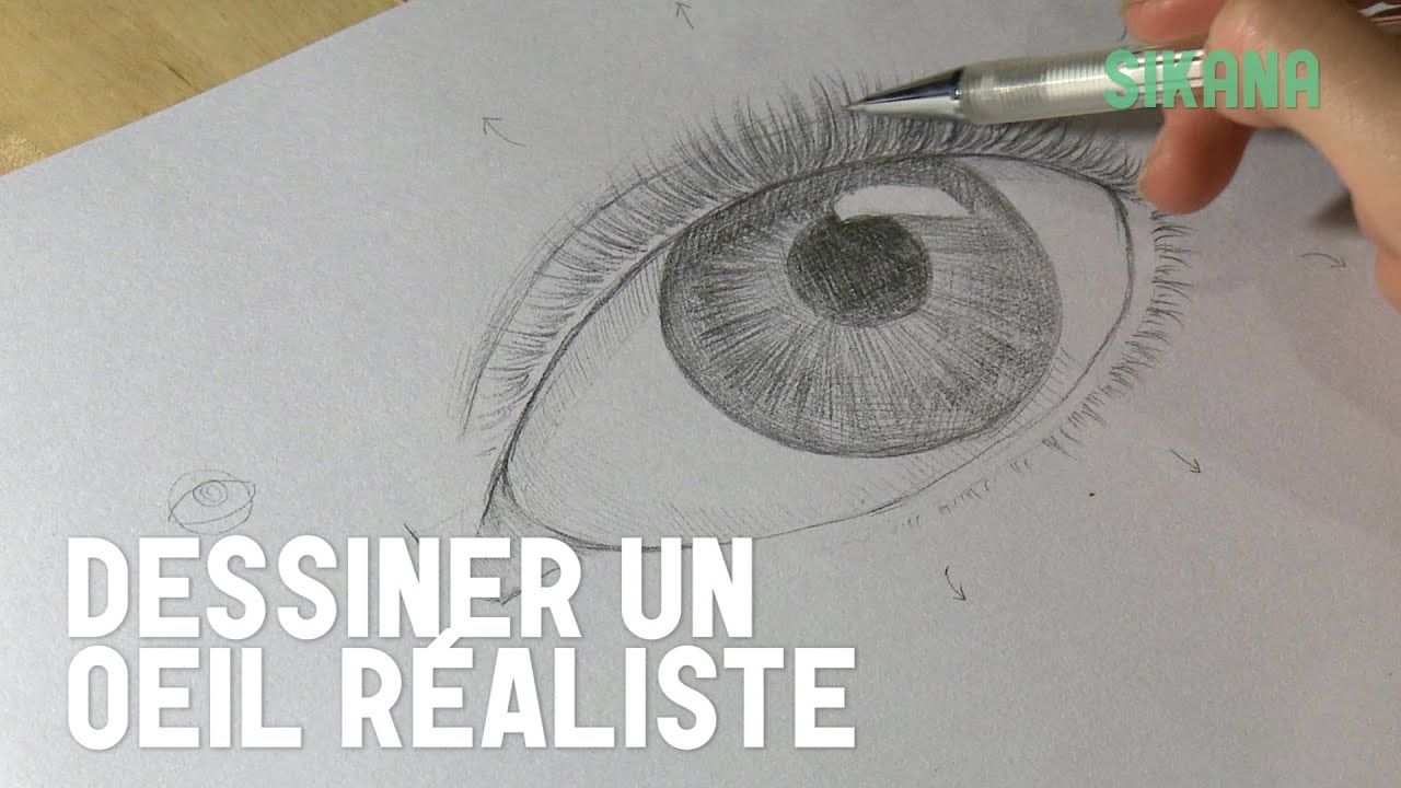 Dessiner Un Oeil Réaliste | Apprendre à dessiner