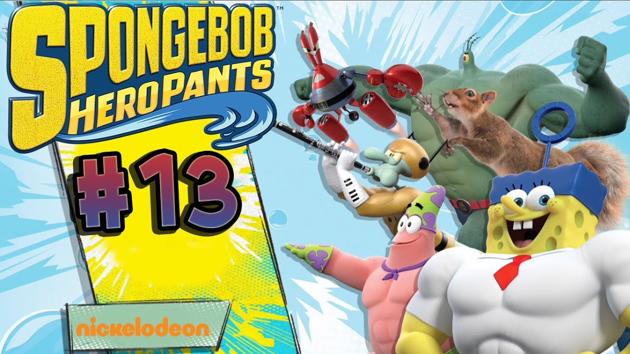 SpongeBob HeroPants - Walkthrough - Part 13 - Level 13 [HD]