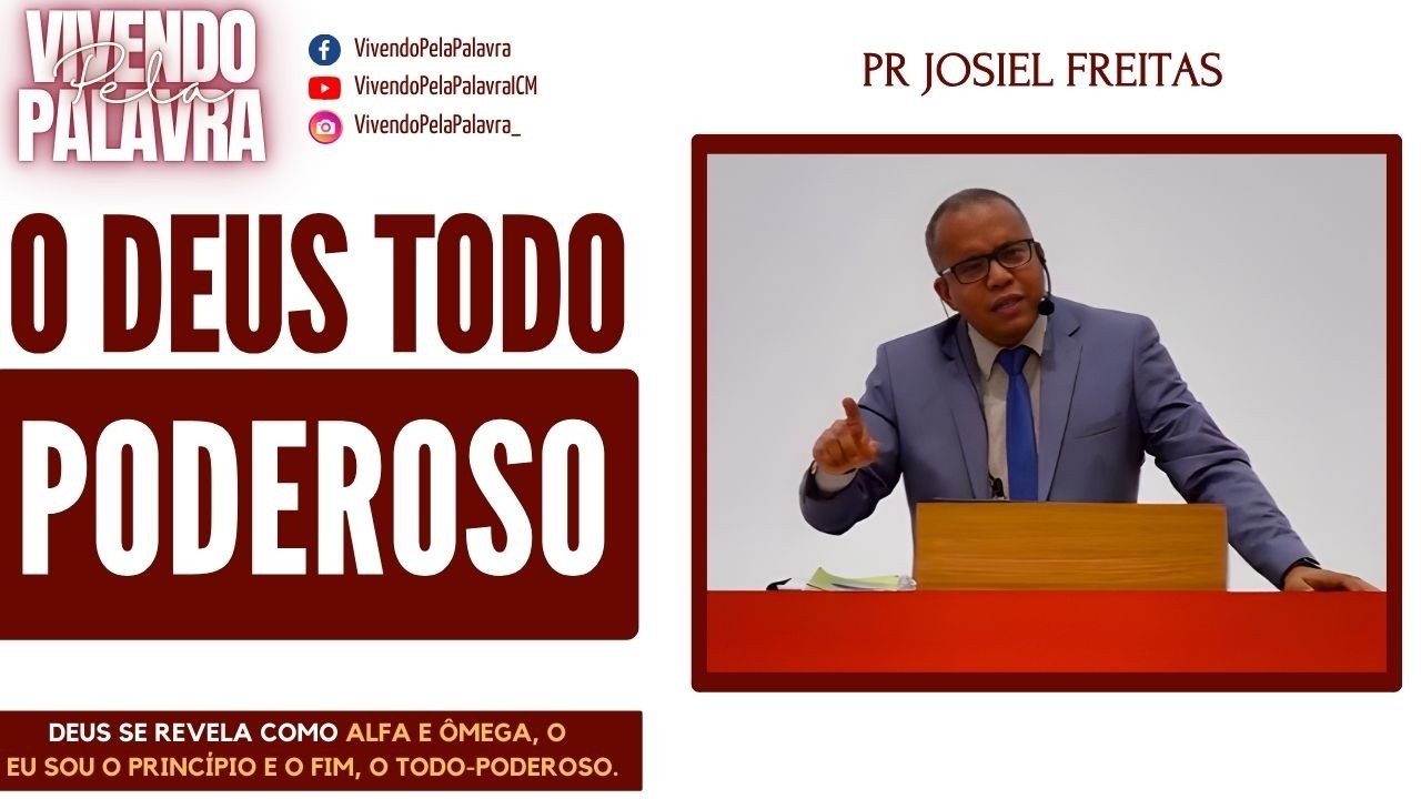 Nada foge do controle d'Ele: O DEUS EU SOU - Pr Josiel Freitas