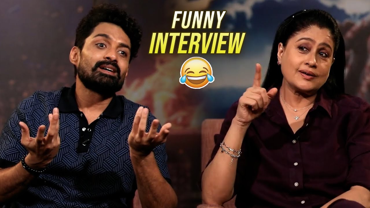 Funny Interview Between Kalyan Ram and Vijayashanti | Arjun Son Of Vyjayanthi | Telugu Tonic