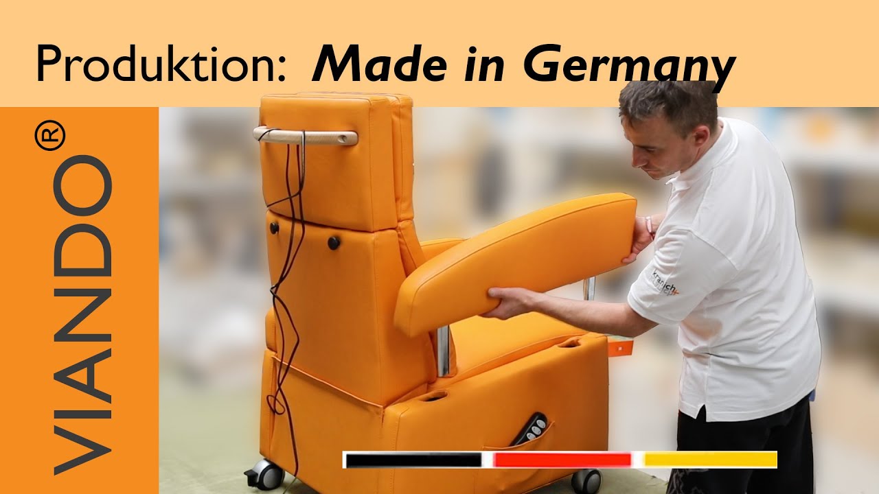 Pflegesessel VIANDOpflege Produktion KRANICHcare