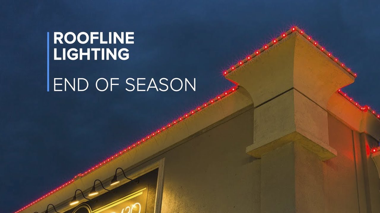Roofline Lighting: End of Season