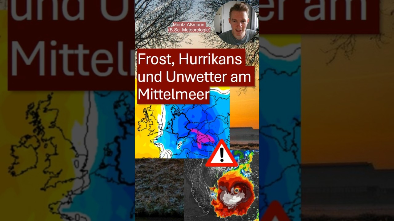 KALTE OSTLAGE, UNWETTER am MITTELMEER, HURRIKANS vor US-OSTK&Uuml;STE 🥶⛈️🌀