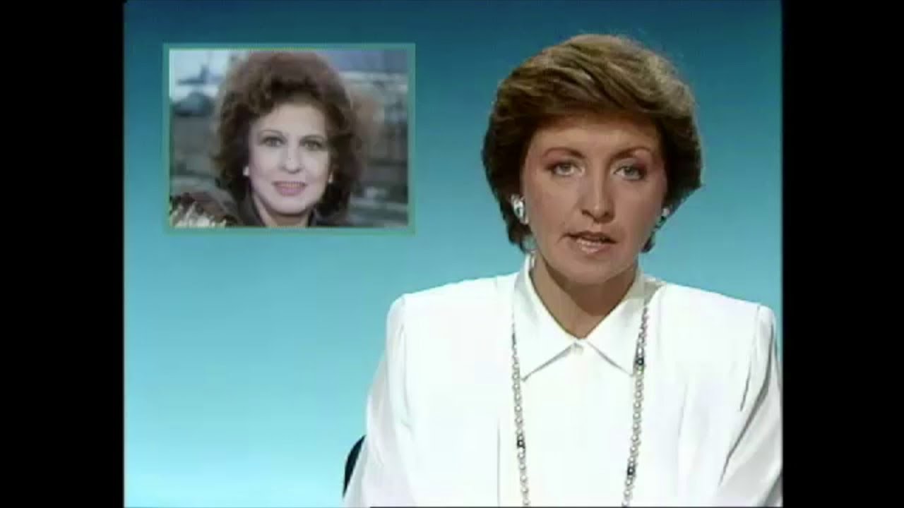 BBC Six O'Clock News - Pat Phoenix dies - 17 September 1986