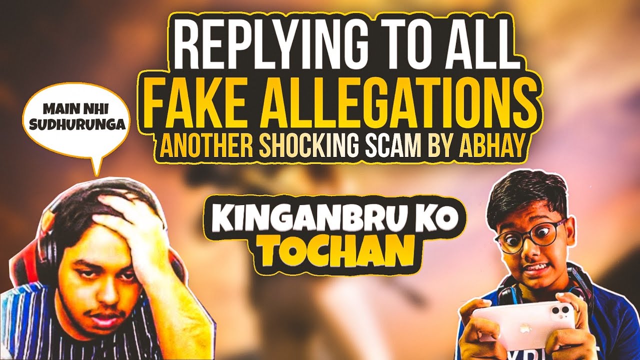 HOW ABHAY GAMING SCAMS WHOLE AUDIENCE || @KingAnBru  The King of FAKE ALLEGATIONS