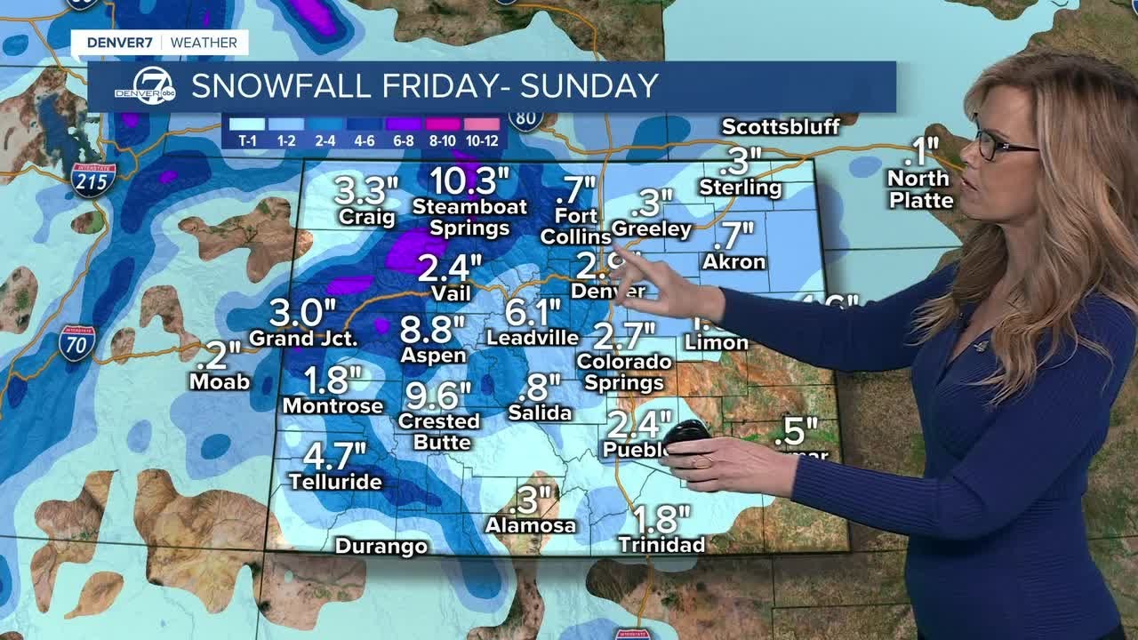 Hottest Christmas ever in Denver, snow expected  this weekend