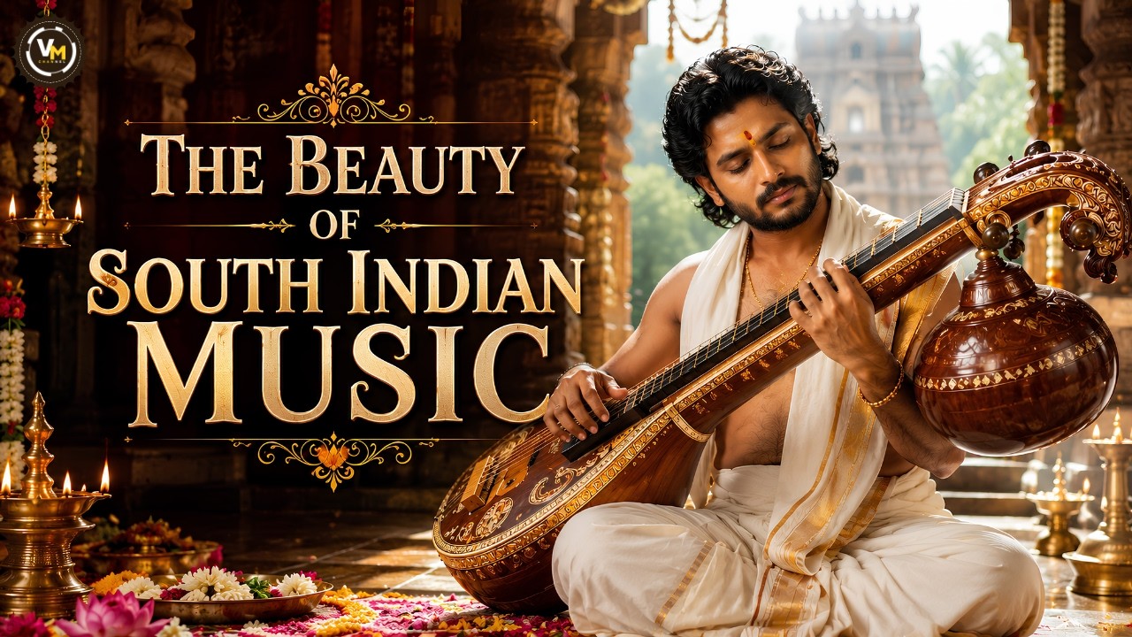 Powerful South Indian Music 🎶 Peaceful Temple Instrumental For Deep Relaxation