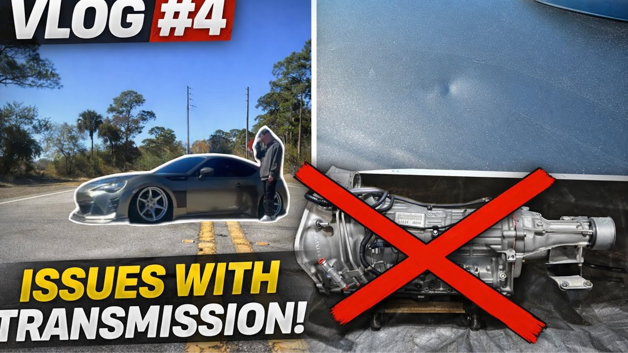 Vlog #4 fixing issues with my Toyota 86! blown transmission?!!