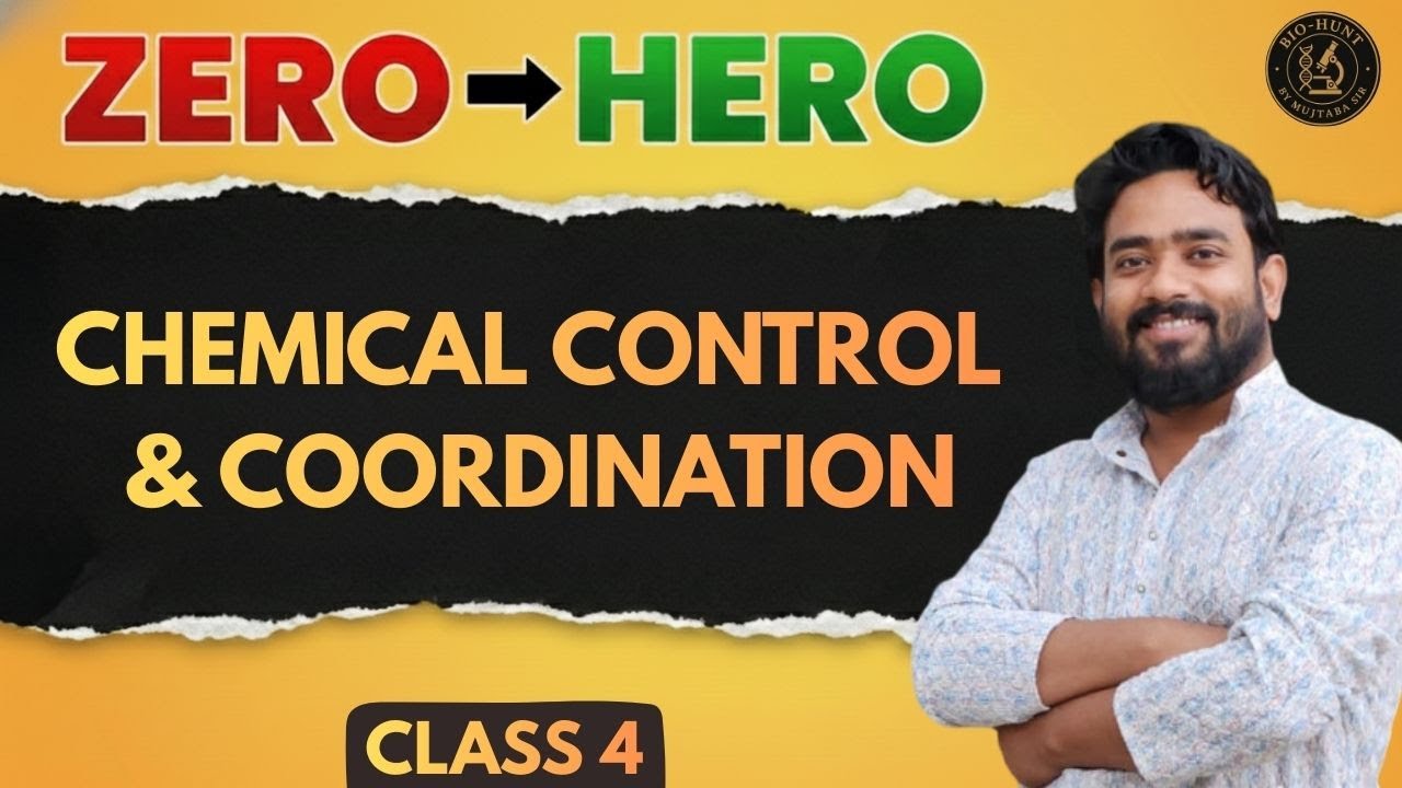 Chemical Control & Coordination Class 11 Biology | Zero to Hero 🔥 Class 4 | Bio Hunt
