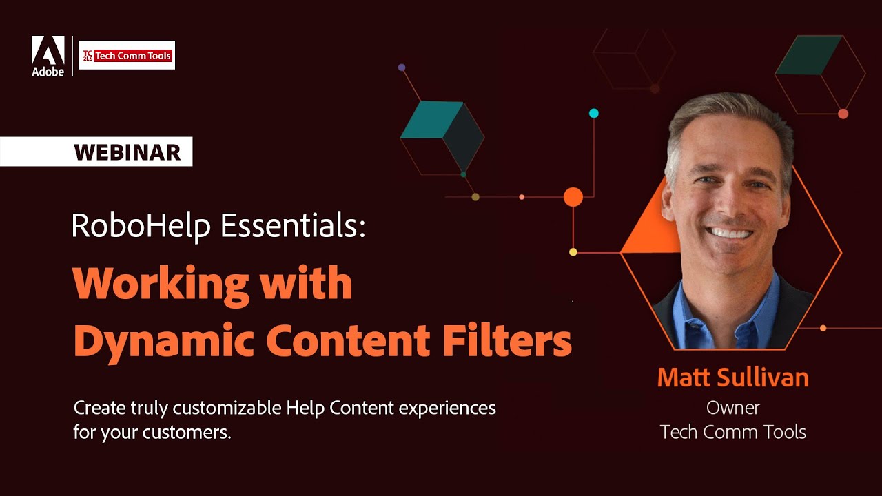 Adobe RoboHelp Essentials – Part 2 – Dynamic Content Filters