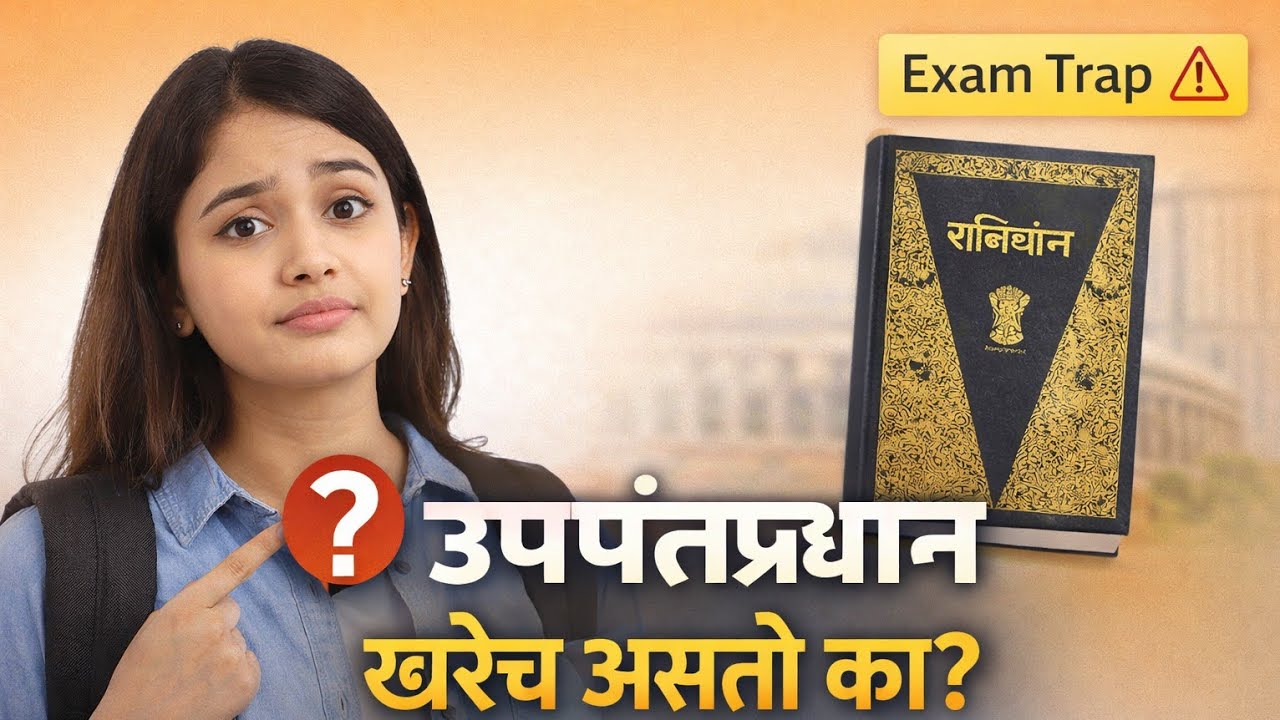 उपपंतप्रधान खरेच असतो का? | संविधानात उल्लेख नाही! | MPSC / Saralseva Bharti Exam Trap