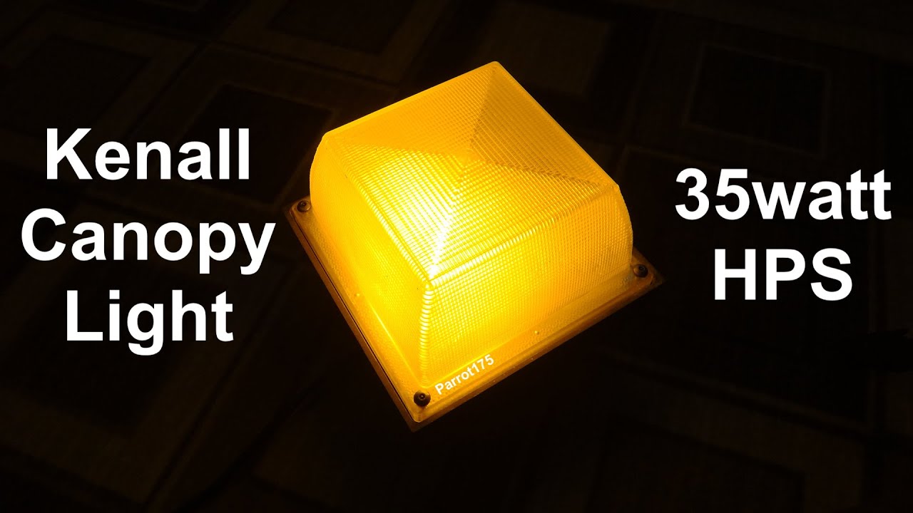 Kenall 35watt High Pressure Sodium Canopy Light Fixture