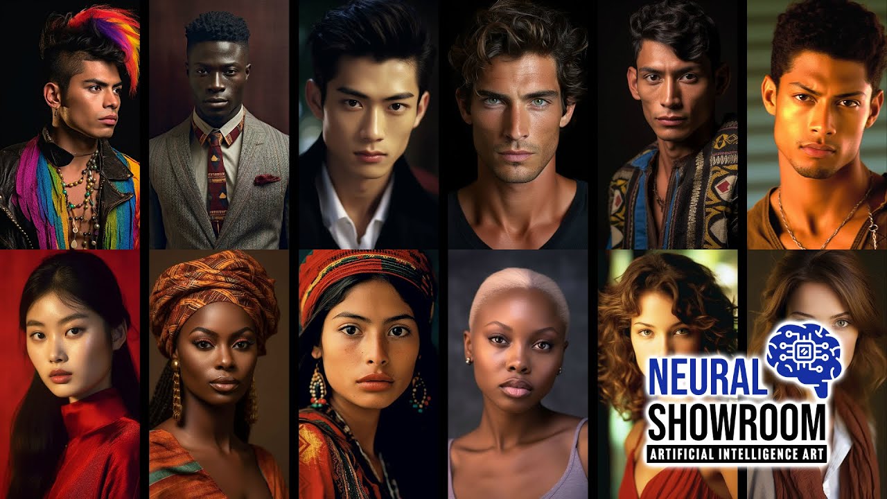 The World's Most Beautiful Faces using AI-Generated Art