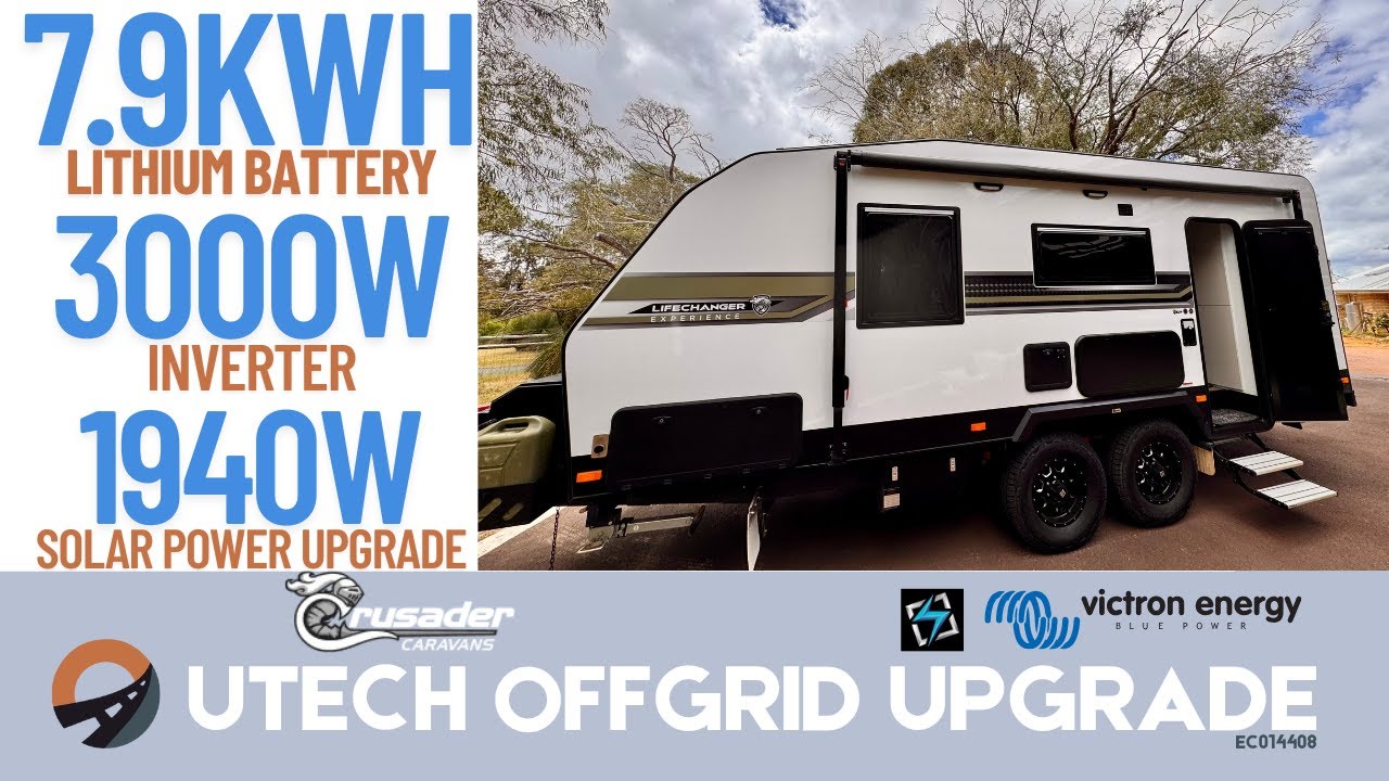 Crusader Caravans 24 volt Battery Bank | Off Grid Power Upgrade