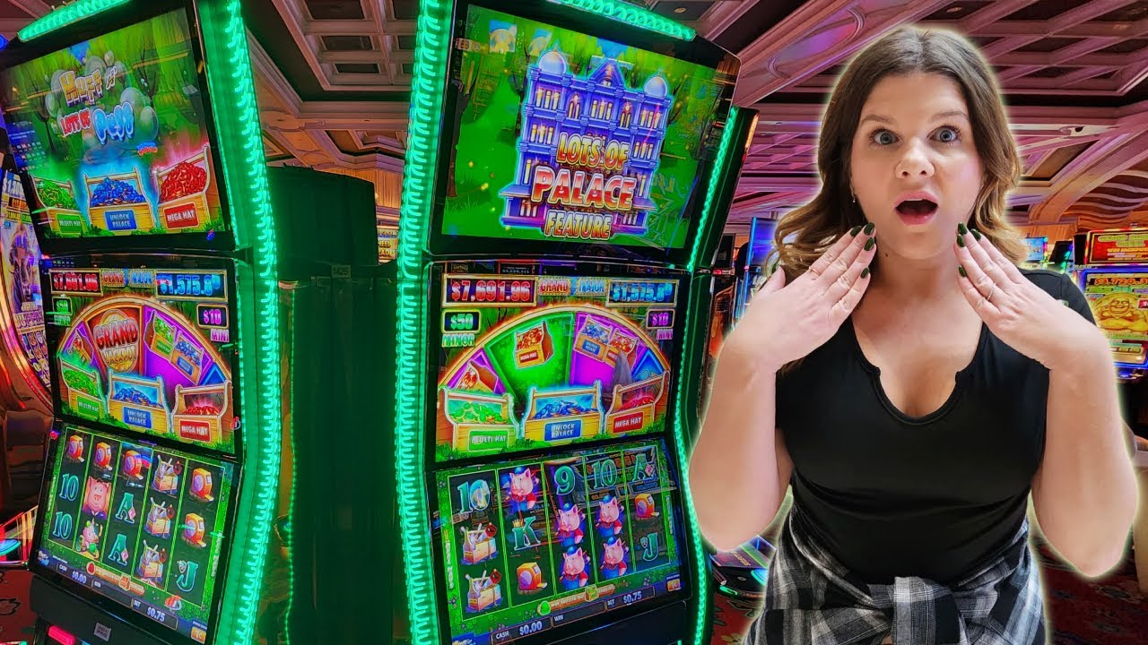 World Premiere of the NEW Huff N' LOTS of Puff Slot Machine!