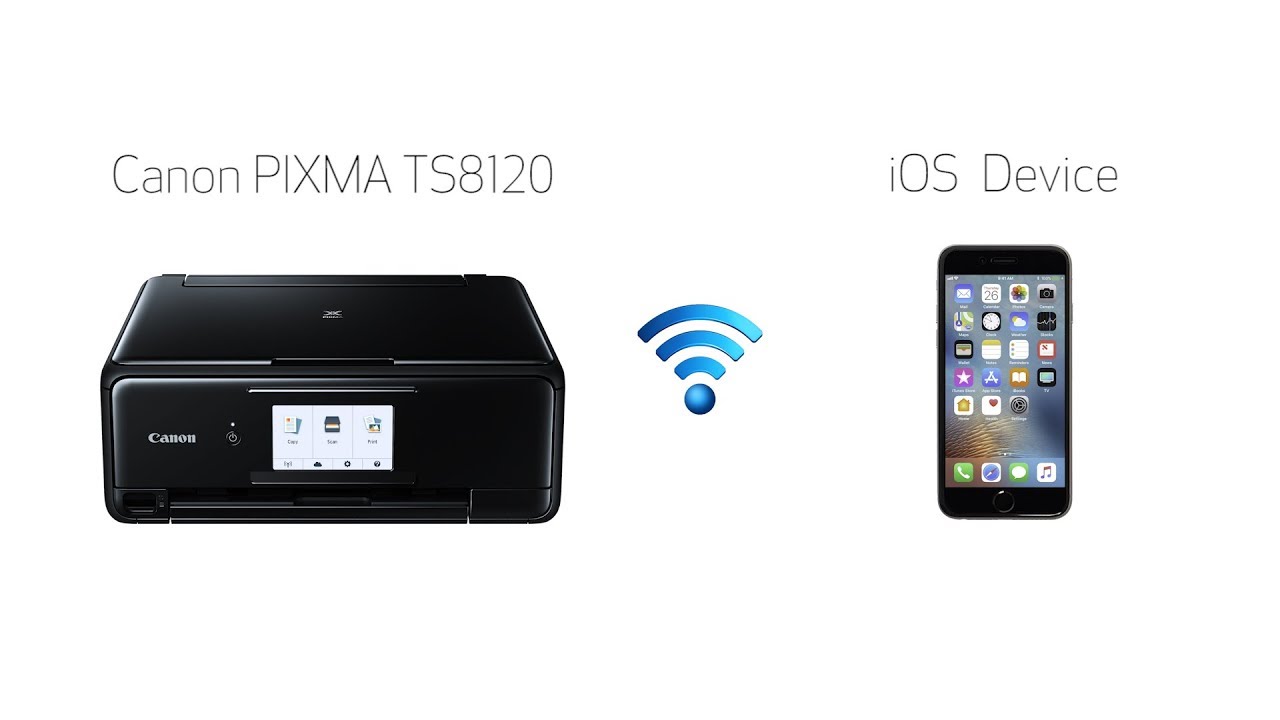 Setting up Your Wireless Canon PIXMA TS8120- Easy Wireless Connect with an iOS Device