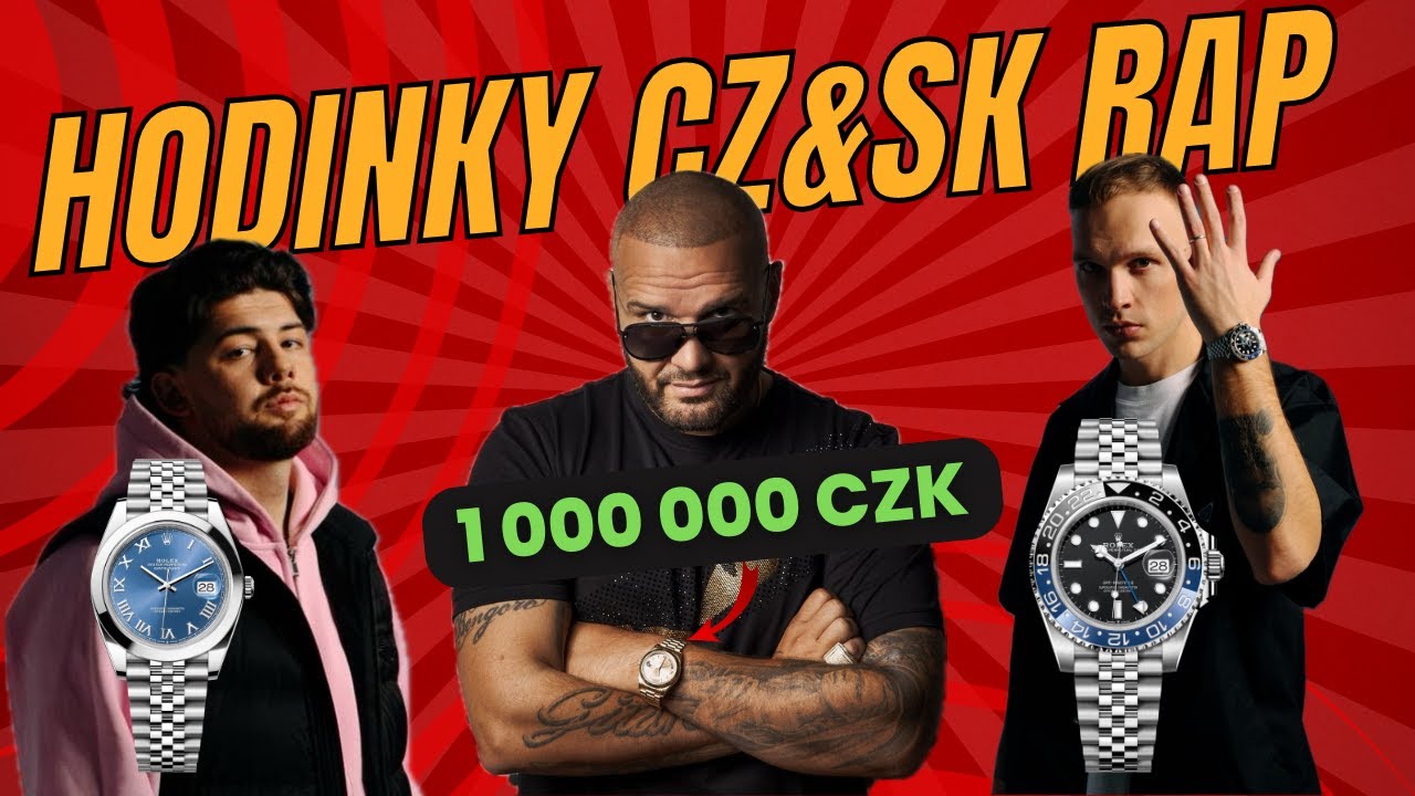 HODINKY CZ & SK RAPPERŮ