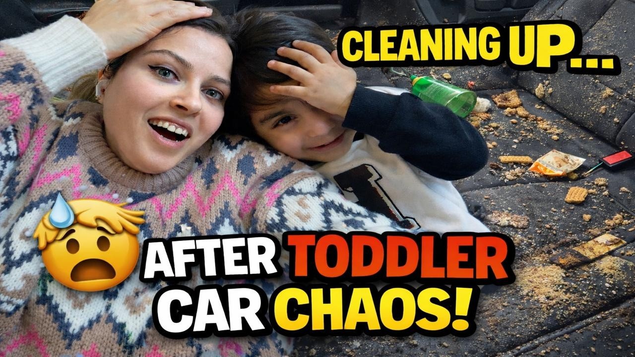 Real Mom Life: Cleaning After My Toddler’s Chaos 🚗✨