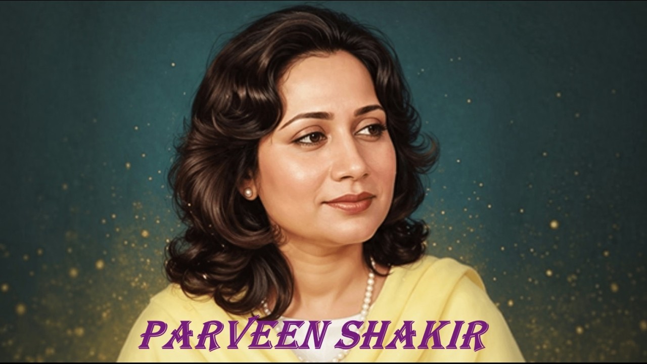 PARVEEN SHAKIR (Chalne Ka Hausla Nahin Rukna Muhaal Kar Diya) URDU | MUSHAIRA