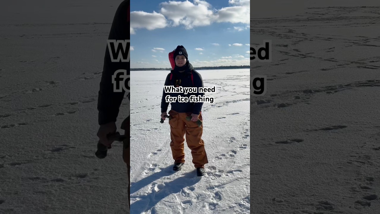 Everything you need to get started Ice Fishing