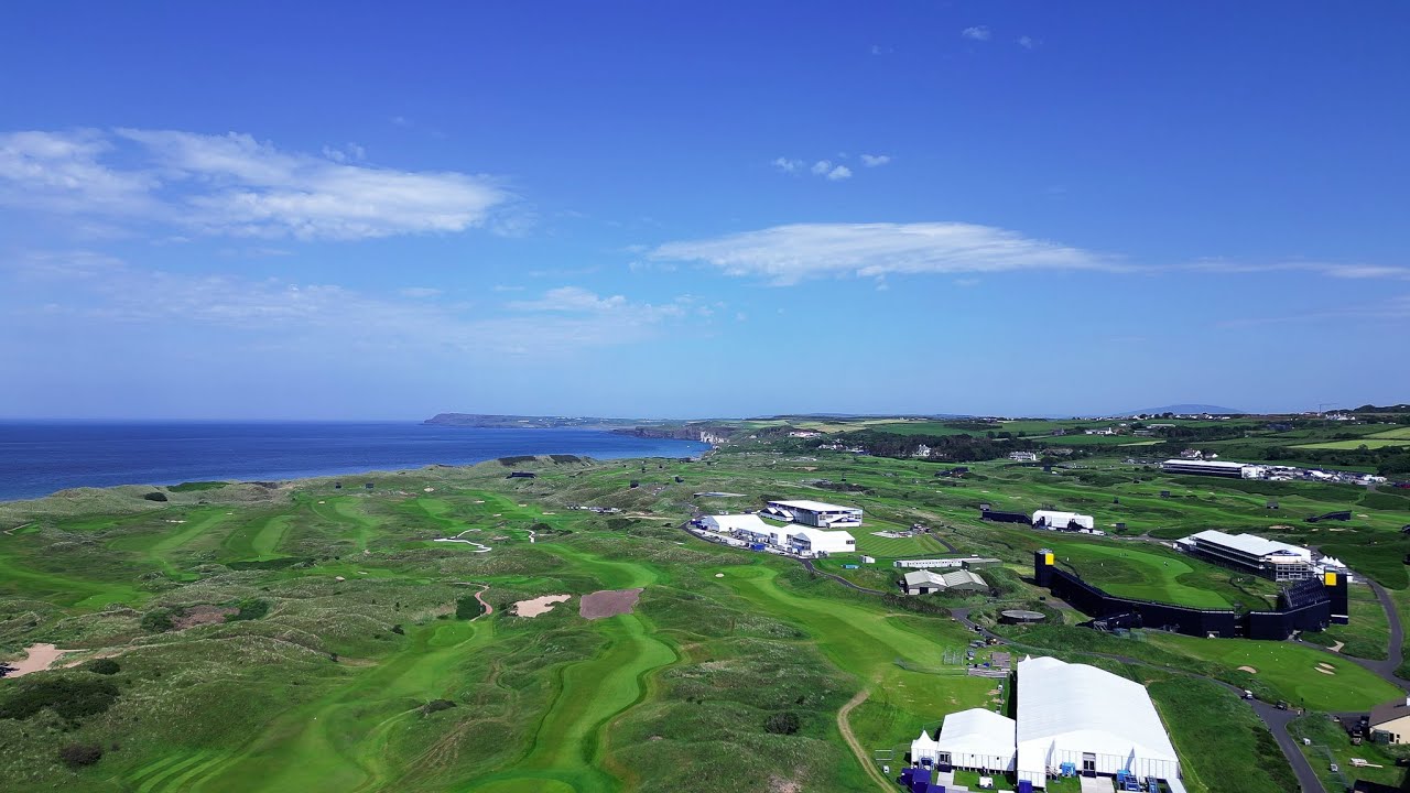 Royal Portrush 2025 Preparations 4K
