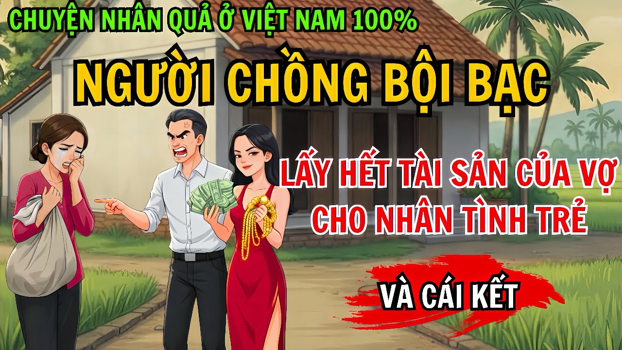 Người Chồng Bội Bạc Lấy Hết Tài Sản Của Vợ Cho Nhân Tình Trẻ, Và Cái Kết – Chuyện Nhân Quả 100%