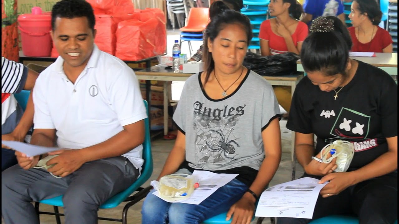 Blood Donation at AHHA Education Timor Leste