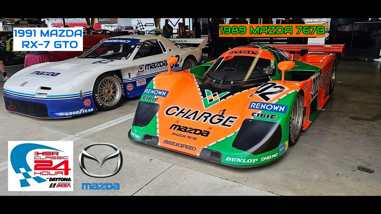 Mazda Heritage Collection 2023 Classic 24 Hours at Daytona (1989 Mazda 767B & 1991 Mazda RX-7 GTO)