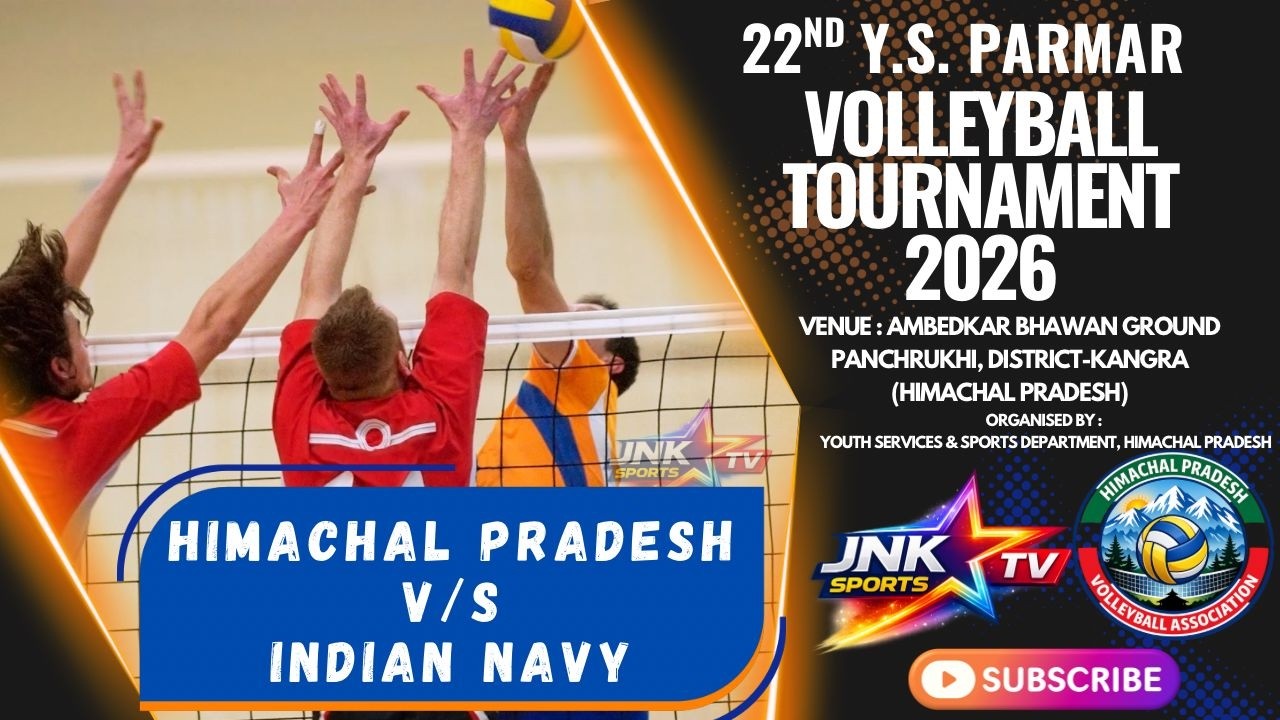 HIMACHAL PRADESH V/S INDIAN NAVY  22nd All India Dr. Y.S. Parmar Volleyball Tournament 2026 | H.P