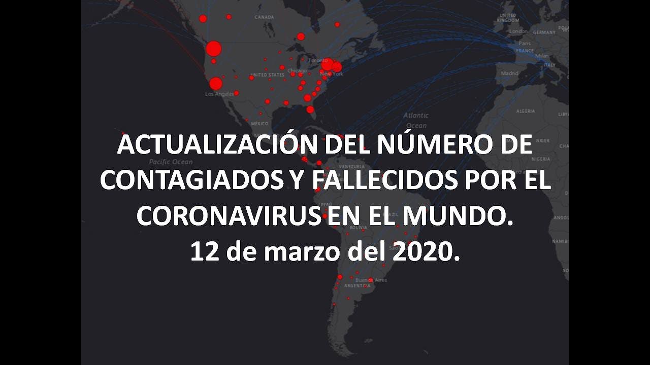 AUMENTA EL N&Uacute;MERO DE CONTAGIADOS Y DE FALLECIDOS EN EL MUNDO POR EL CORONAVIRUS