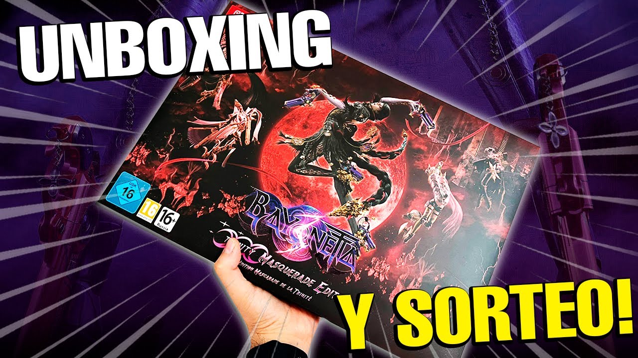 UNBOXING y SORTEO de la ED. COLECCIONISTA de BAYONETTA 3 💜 ¡Esta EDICIÓN es PRECIOSA!