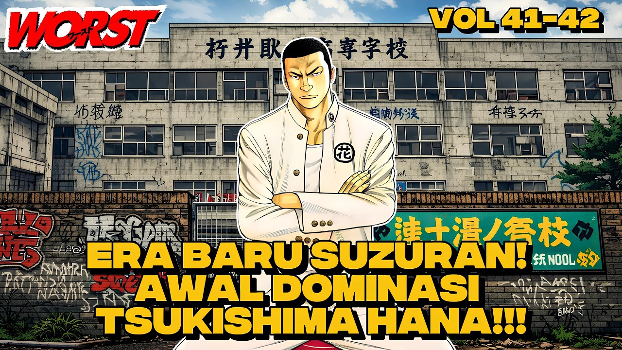 FROM FRESHMAN TO RULER‼️THE BEGINNING OF TSUKISHIMA HANA'S DOMINATION | Worst Storyline Vol 41-42