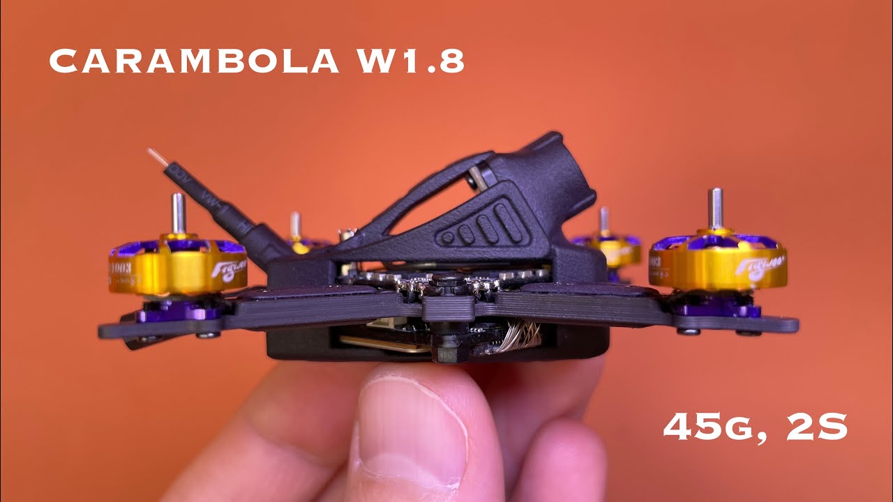 Carambola W1.8 Pro, digital FPV quad is made according to my own design.