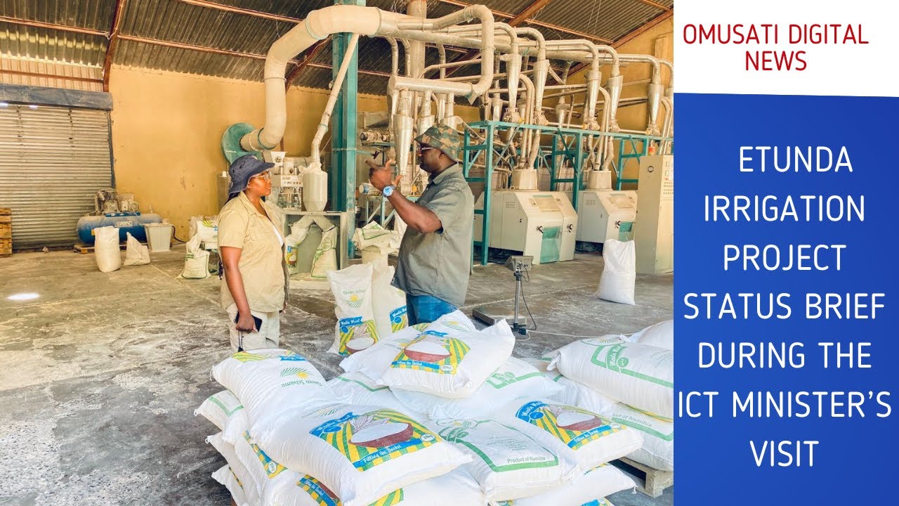 Etunda Irrigation Project status brief during the ICT minister’s visit